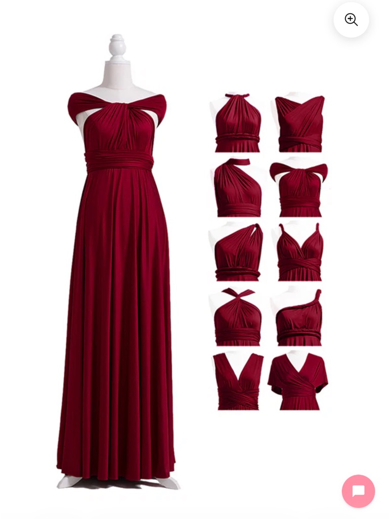 Amazon Women Dresses Maxi - Deep Berry Red